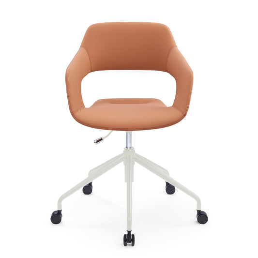Oliver Medium Back Tan/White