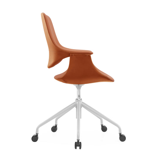 Oliver High Back Tan/White