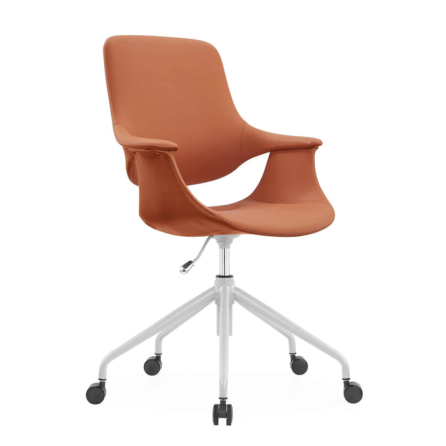 Oliver High Back Tan/White