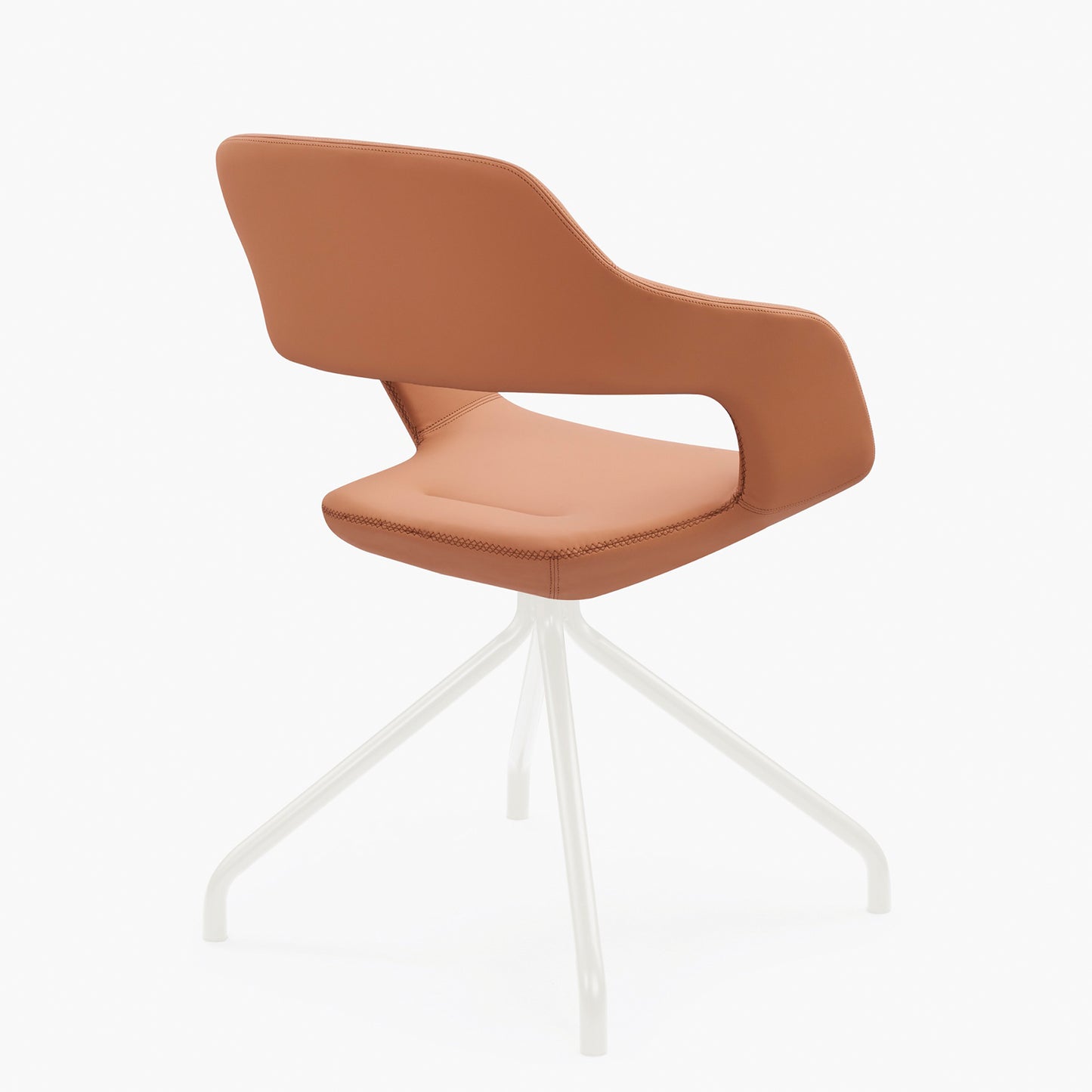 Oliver Medium Back Reception Tan/White