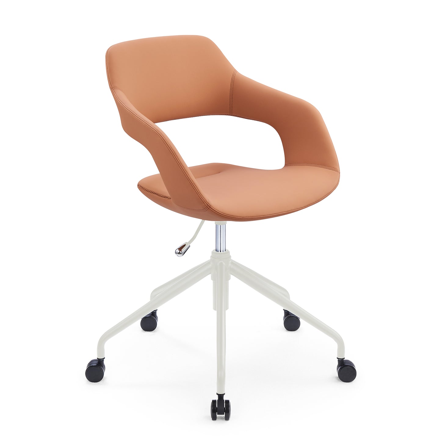 Oliver Medium Back Tan/White