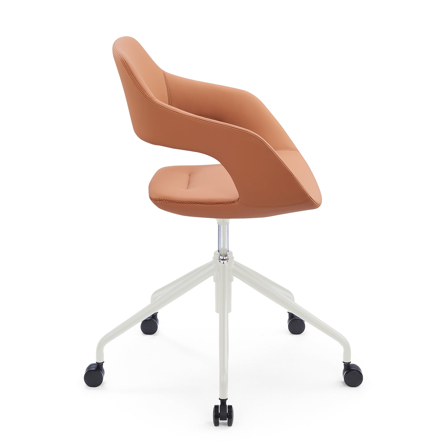 Oliver Medium Back Tan/White