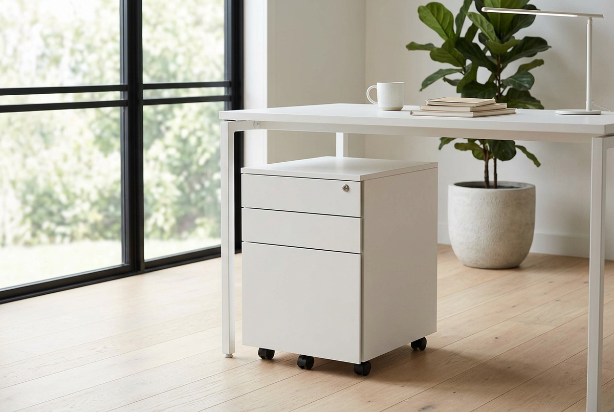 SB2-Standard Pedestal 2 drawer + File
